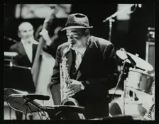 The Lionel Hampton Orchestra playing at the Newport Jazz Festival, Middlesbrough, 1978. Creator: Denis Williams