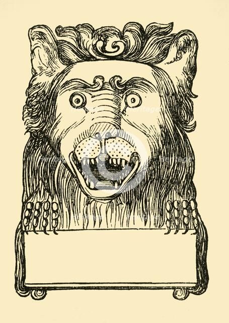 'The Lion's Head at Button's.', (1881). Creator: Unknown.