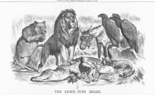 The Lions Just Share 1882. Creator: Joseph Swain