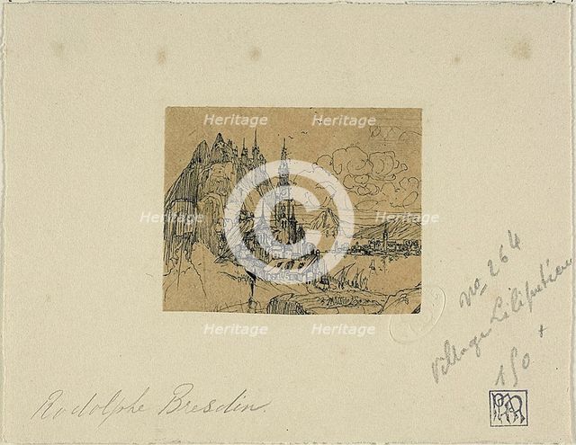 The Lilliputian Village, n.d. Creator: Rodolphe Bresdin.