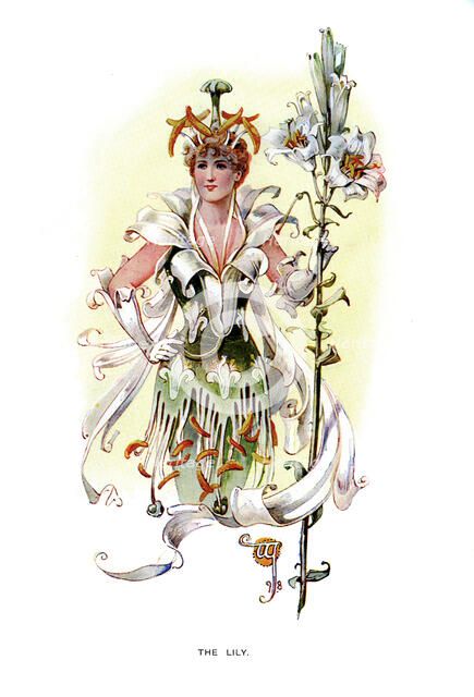 'The Lily', 1899. Artist: Unknown