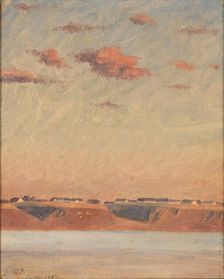 The Lim Fjord in Jutland. Study, 1851. Creator: Christen Dalsgaard