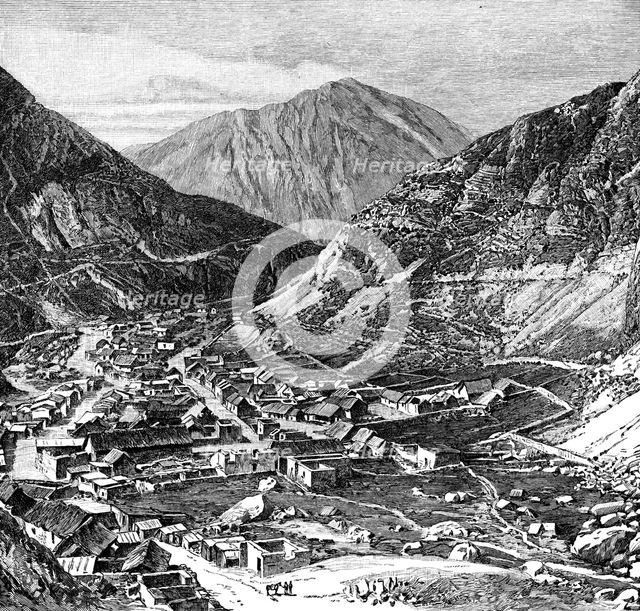 The Lima-Oroya railway, Peru, 1895. Artist: Unknown