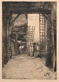 The Lime-burner, 1851. Creator: James McNeill Whistler (American, 1834-1903)