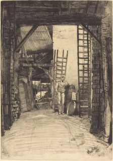 The Lime-Burner, 1859. Creator: James Abbott McNeill Whistler