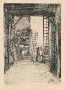 The Lime-Burner, 1859. Creator: James Abbott McNeill Whistler