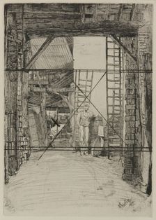 The Lime-Burner, 1859. Creator: James Abbott McNeill Whistler
