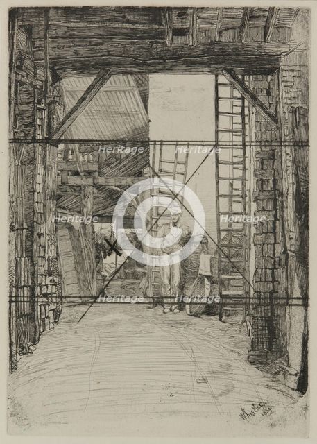 The Lime-Burner, 1859. Creator: James Abbott McNeill Whistler.