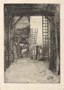 The Lime-Burner, 1859. Creator: James Abbott McNeill Whistler
