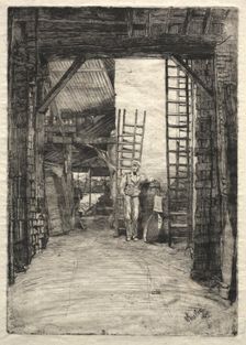 The Lime-Burner, 1859. Creator: James McNeill Whistler (American, 1834-1903)