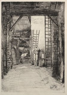 The Lime-burner, 1859. Creator: James McNeill Whistler (American, 1834-1903)
