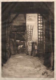 The Lime-burner, 1859. Creator: James McNeill Whistler (American, 1834-1903)