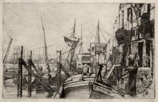 The Limehouse, 1871. Creator: James McNeill Whistler (American, 1834-1903)
