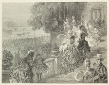 The Limes - Mortlake, 1872. Creator: Henri Theophile Hildibrand