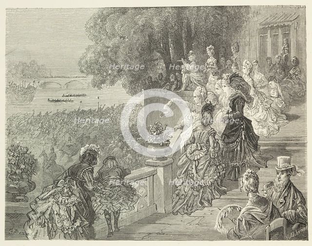 The Limes - Mortlake, 1872.  Creator: Henri Theophile Hildibrand.