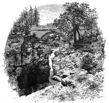 The Linn of Dee, Aberdeenshire, Scotland, 1900.Artist: GW Wilson and Company