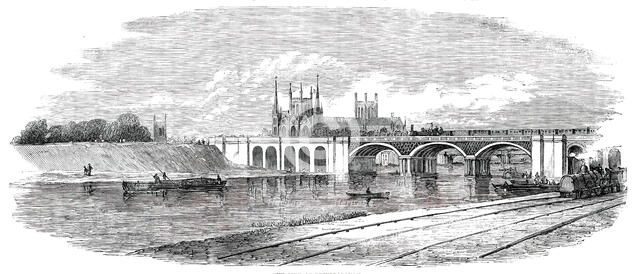 The Line at Peterborough, 1850. Creator: Unknown.