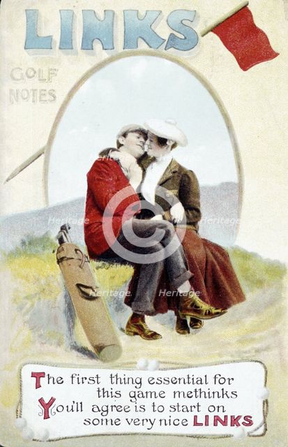 'The Links' postcard, 1905. Creator: Unknown.