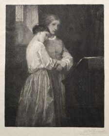 The Listeners, 1887. Creator: William Baxter Palmer Closson (American, 1848-1926)