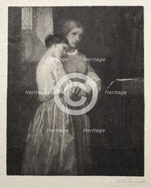 The Listeners, 1887. Creator: William Baxter Palmer Closson (American, 1848-1926).