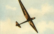 The Lippisch Wien glider, 1929, (1932). Creator: Unknown