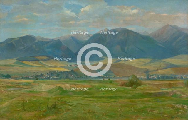 The Liptov Hills, 1951. Creator: Bedrich Hoffstädter.