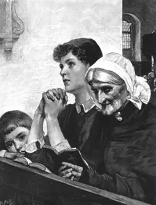'The Litany'; after L. Bernard Hall 1890. Creator: Unknown