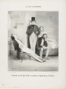 The Literary Life, n.d. Creator: Charles Vernier