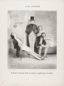 The Literary Life, n.d. Creator: Charles Vernier