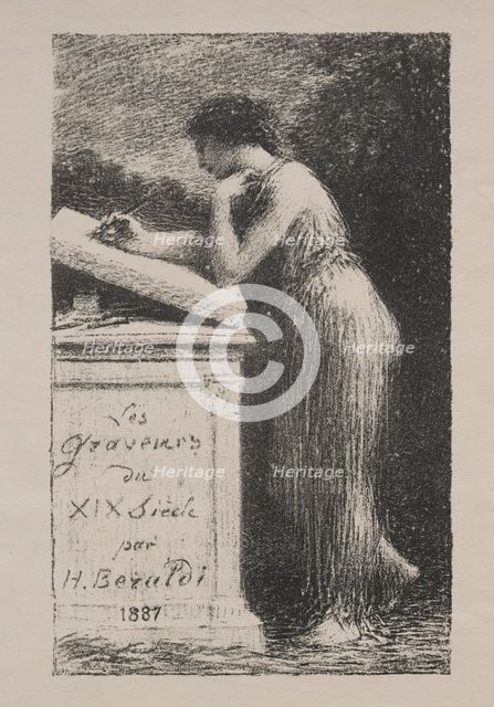 The Lithograph, 1887. Creator: Henri Fantin-Latour (French, 1836-1904).