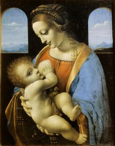 The Litta Madonna 1490. Artist: Leonardo da Vinci