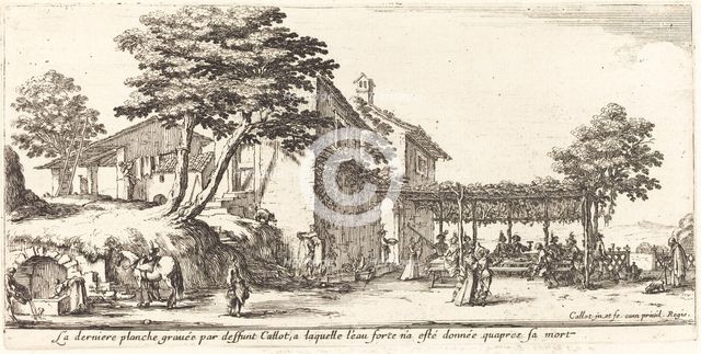 The Little Trellis, 1635. Creator: Jacques Callot.
