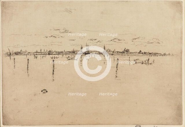The Little Venice, 1879-1880. Creator: James Abbott McNeill Whistler.