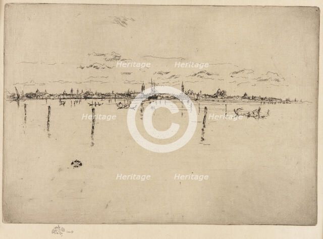 The Little Venice, 1879-1880. Creator: James Abbott McNeill Whistler.