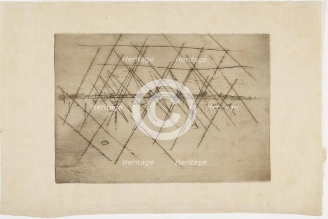 The Little Venice, 1879-1880. Creator: James Abbott McNeill Whistler.