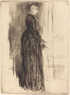 The Little Velvet Dress, 1873. Creator: James Abbott McNeill Whistler