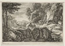 The Little Warterfall. Creator: Herman van Swanevelt (Dutch, c. 1600-1655)