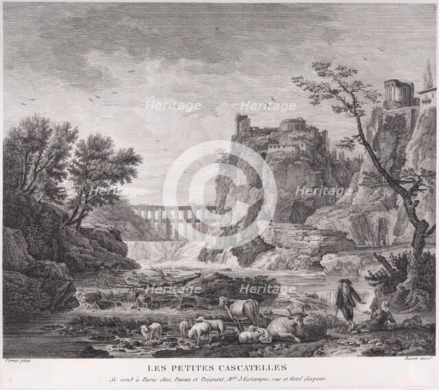 The Little Waterfalls, ca. 1740-1800. Creator: Pierre François Basan.