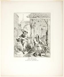 The Little Witch, plate four from Zehn Blätter zu Hebels Alemannischen Gedichten, 1820. Creator: Sophie Reinhard