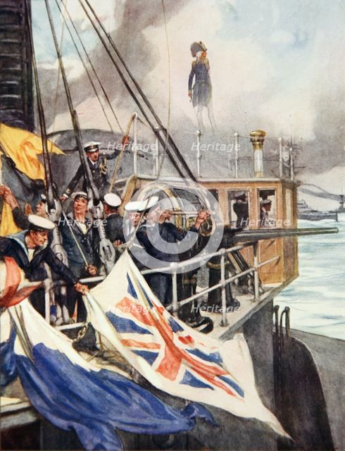 The Little Admiral, illustration from 'Drake's Drum and Other Songs of the Sea', 1905.