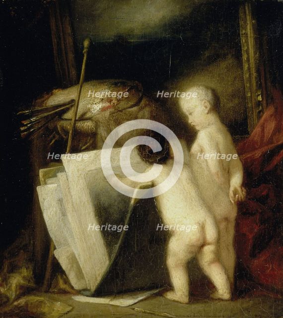 The little art lovers, 1840-1886. Creator: Hippolyte Michaud.