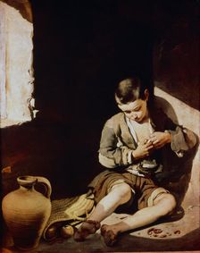 The little beggar (1650?) by Bartolome Murillo
