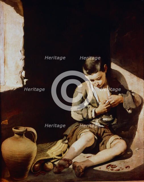  'The little beggar' (1650?) by Bartolome Murillo.