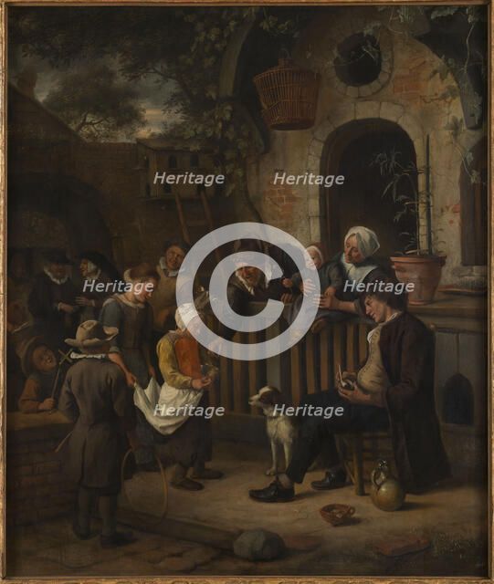 The little beggar, between 1663 and 1665. Creator: Jan Steen.