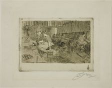 The Little Brewery, 1890. Creator: Anders Leonard Zorn