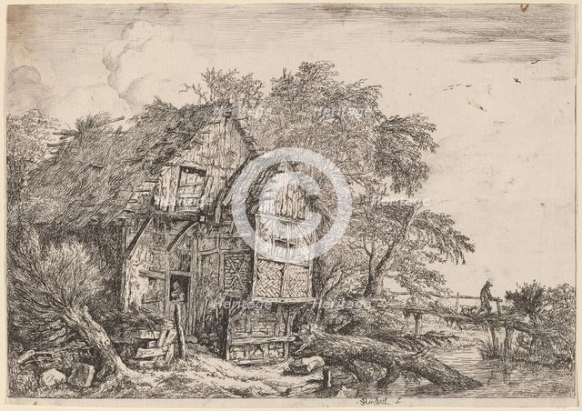 The Little Bridge, c. 1652. Creator: Jacob van Ruisdael.