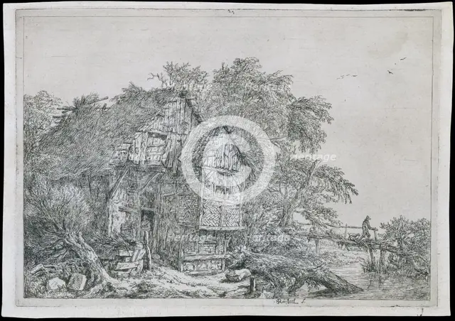 The Little Bridge (Le Petit Pont), 17th century. Creator: Jacob van Ruisdael.
