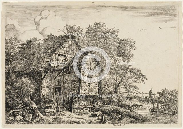 The Little Bridge, n.d. Creator: Jacob van Ruisdael.