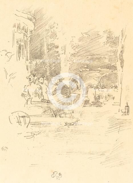 The Little Café au Bois, 1894. Creator: James Abbott McNeill Whistler.