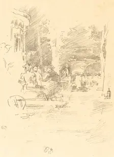 The Little Café au Bois, 1894. Creator: James Abbott McNeill Whistler